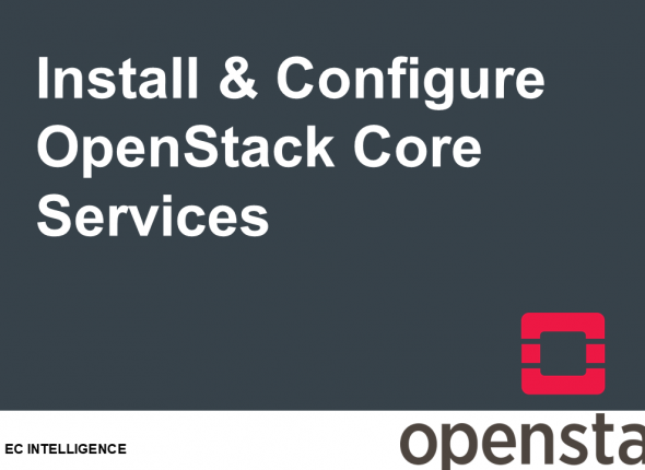 install and configure openstack core service